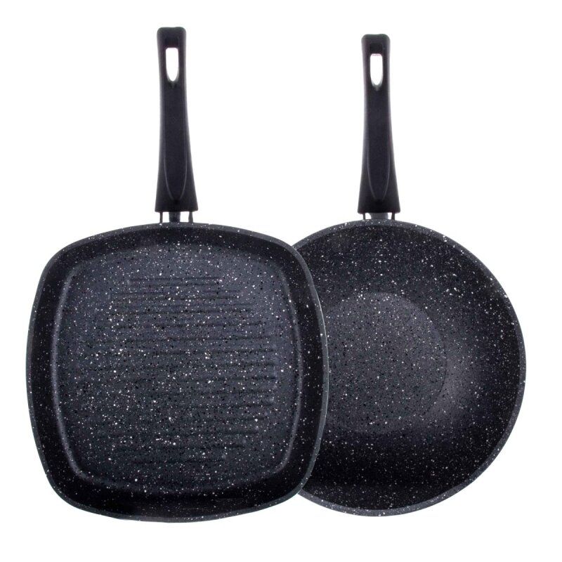 Aryıldız Solido Chef Set Grill+Wok Tava - 1