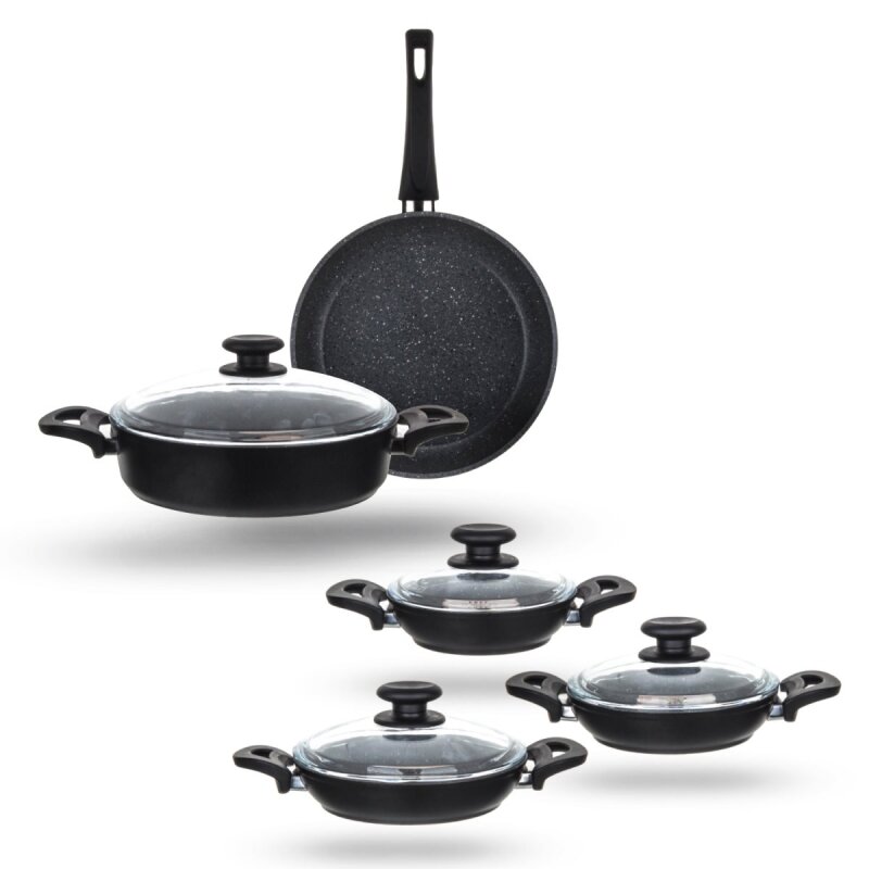 Aryıldız Solido Tencere ve Sahan Set 9 Parça - 1