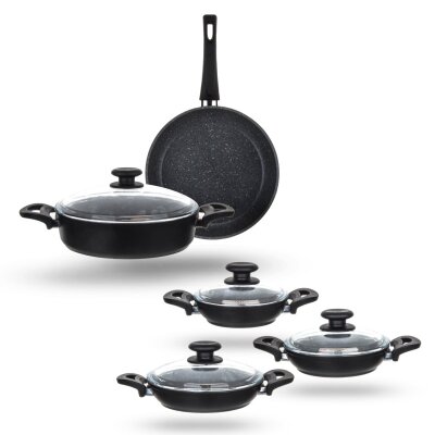 Aryıldız Solido Tencere ve Sahan Set 9 Parça - ARYILDIZ