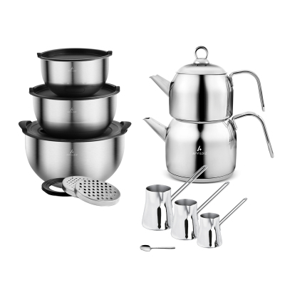 Aryıldız Solo 130 Parça Çelik Çeyiz Seti - 7