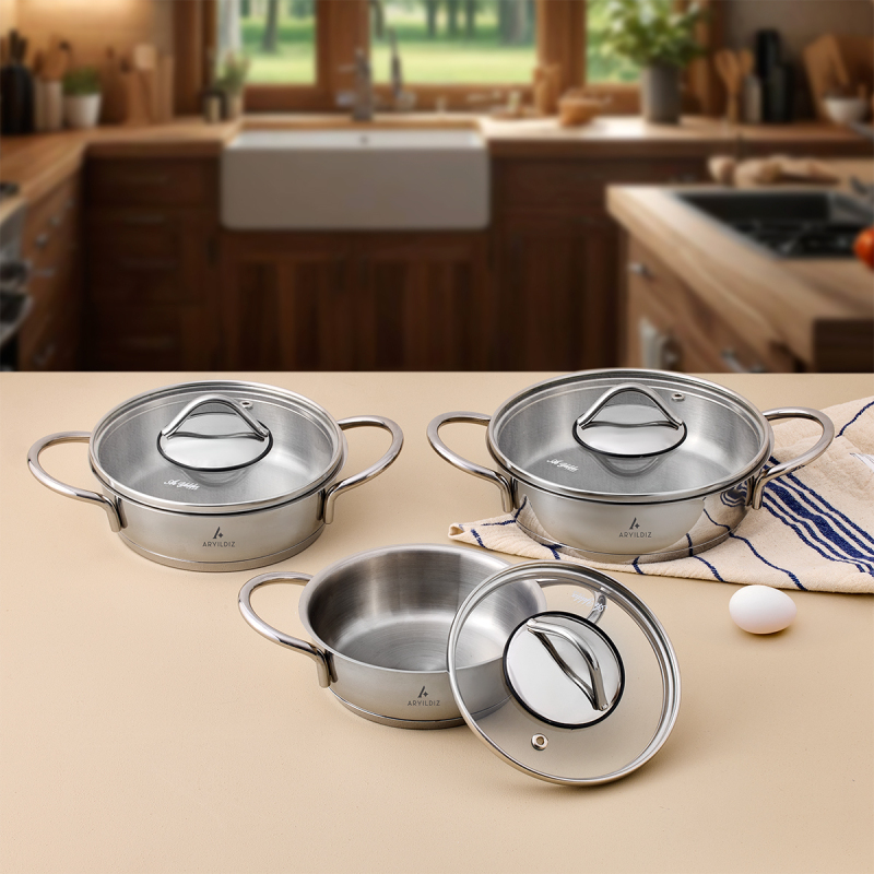 Aryıldız Solo 22 Parça Çelik Çeyiz Seti - 3