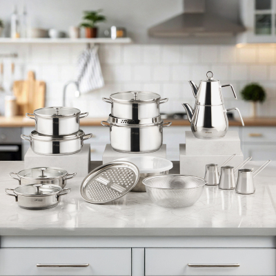 Aryıldız Solo 24 Parça Çelik Çeyiz Seti - ARYILDIZ