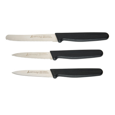 Aryıldız Solo 3 Parça Bıçak Seti Siyah - 4