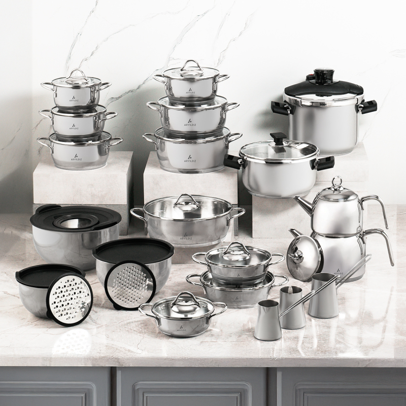 Aryıldız Solo 41 Parça Çelik Çeyiz Seti - 1