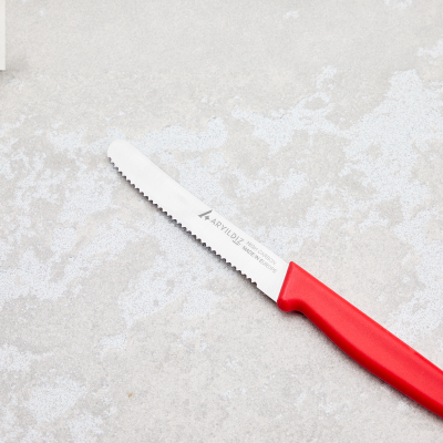 Aryıldız Solo Domates Bıçağı Kırmızı 11 cm - 4