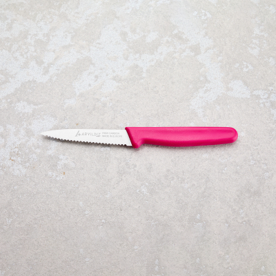 Aryıldız Solo Tırtıklı Sebze Bıçağı Pembe 10 cm - 7