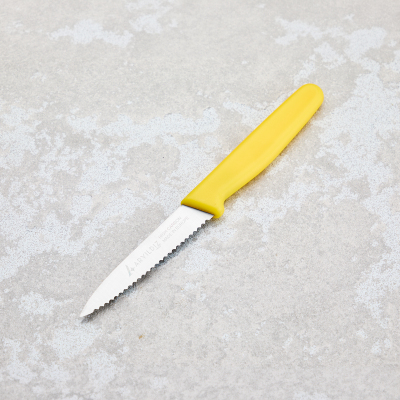 Aryıldız Solo Tırtıklı Sebze Bıçağı Sarı 10 cm - 3