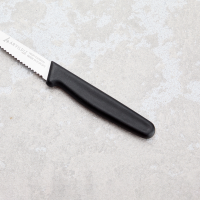 Aryıldız Solo Tırtıklı Sebze Bıçağı Siyah 10 cm - 3