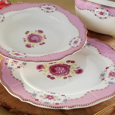 Aryıldız Square Porselen 83 Parça Yemek Takımı 30011 - ARYILDIZ