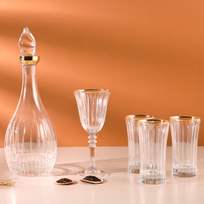 Aryıldız Steep Dekor Kristal Gold 25 Parça 12 Kişilik Su Seti - 2