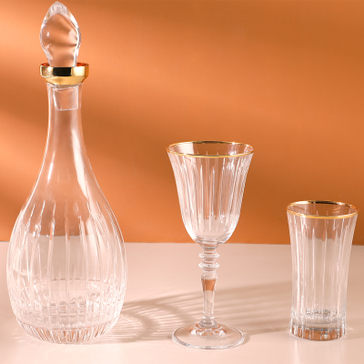 Aryıldız Steep Dekor Kristal Gold 25 Parça 12 Kişilik Su Seti - 3