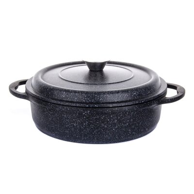 Aryıldız Cast Alu Cold Stone Kısa Tencere 28 cm - ARYILDIZ