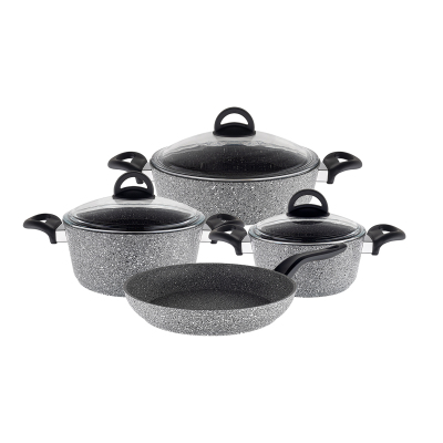 Aryıldız Napoli 7 Parça Granit Tencere Set - ARYILDIZ