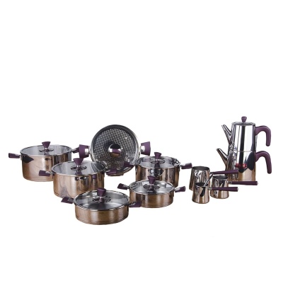 Aryıldız T-T Piramit Ideal Set Purple 20 Parça - ARYILDIZ