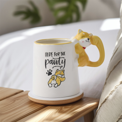 Aryıldız Tails Kedi Figürlü Kupa 545 ml - ARYILDIZ