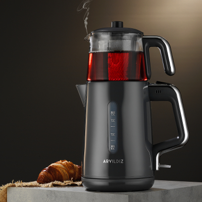 Aryıldız Tea Perfect Çay Makinesi Antrasit - ARYILDIZ