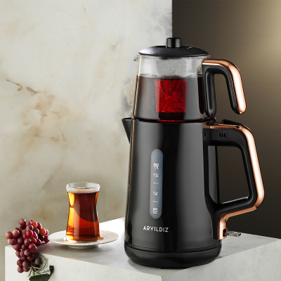 Aryıldız Tea Perfect Çay Makinesi Siyah Bakır - ARYILDIZ