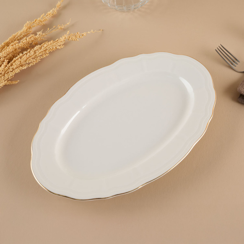 Aryıldız Tiffany Kayık Tabak 25 cm - 1