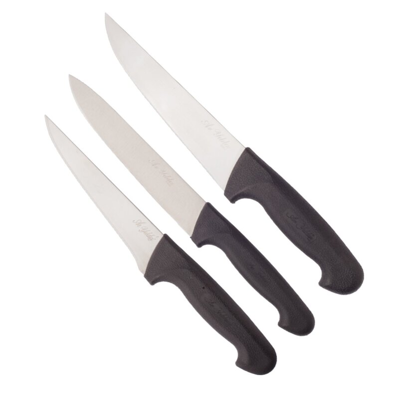 Aryıldız Touch 3'lü Bıçak Seti Siyah - 1