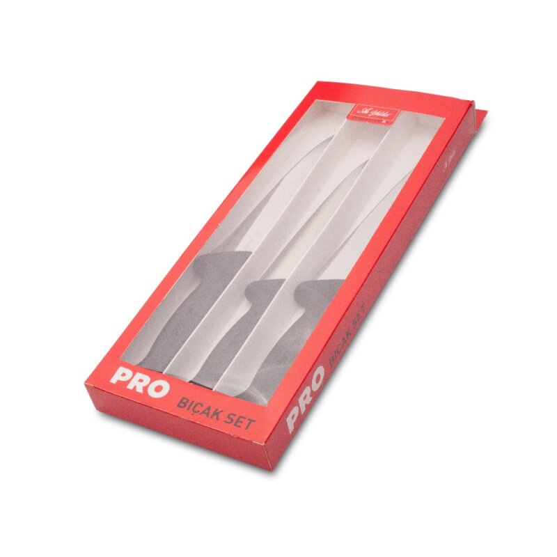 Aryıldız Touch 3'lü Bıçak Seti Siyah - 2