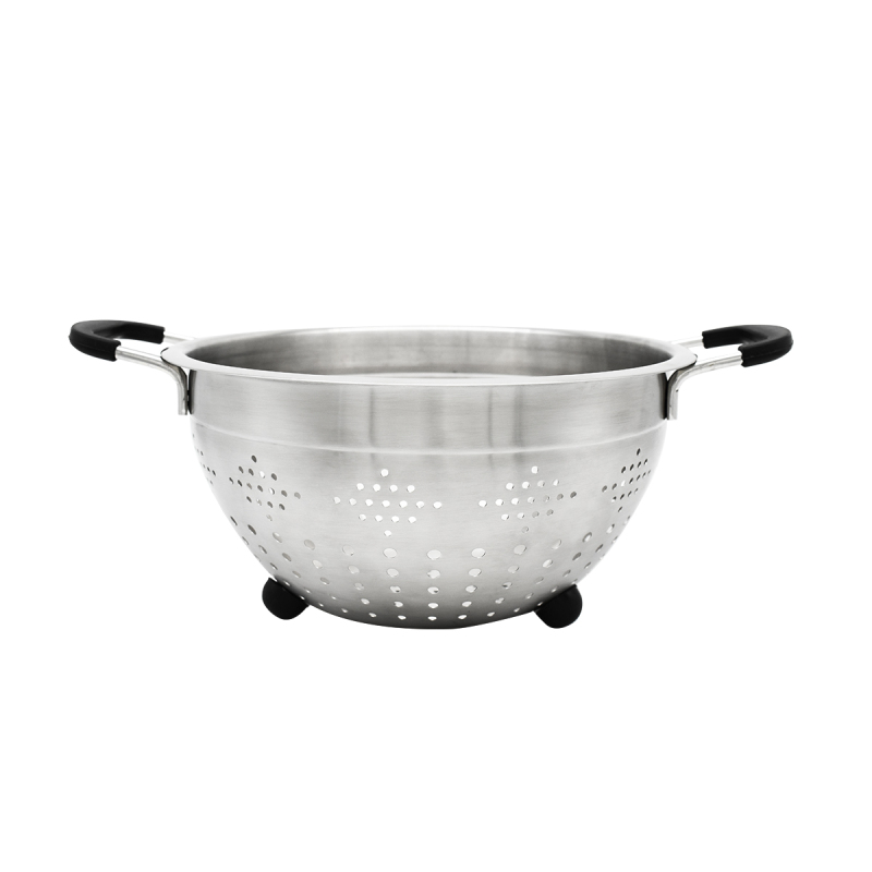 Aryıldız Troy Paslanmaz Çelik Süzgeç Siyah 24 Cm - 1