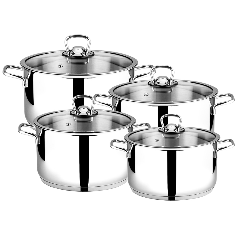 Aryıldız TT Çelik Tencere Set 10009 8 Parça - 1