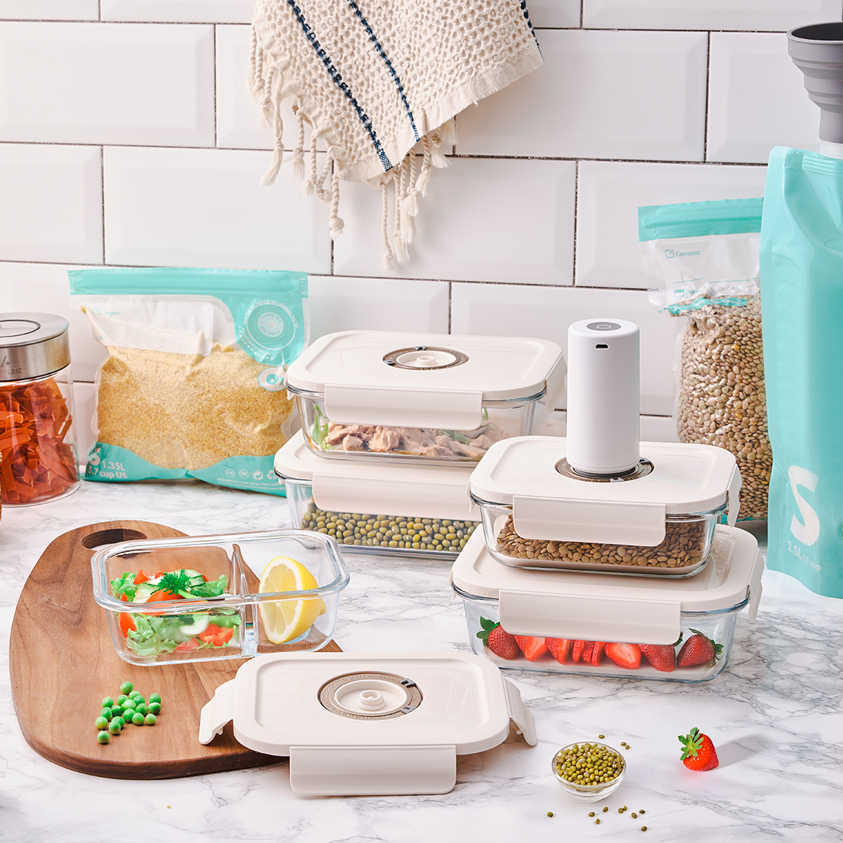 Neoflam Fika One Seramik Saklama Kap Seti 6 Parça Pembe | Gallery