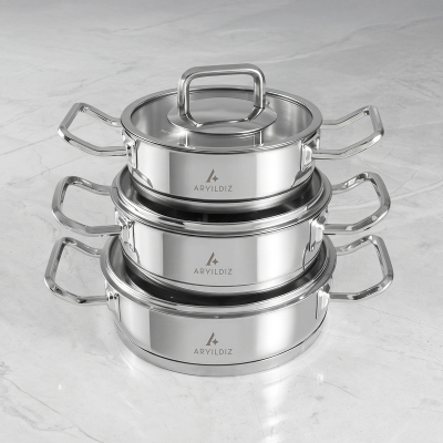 Aryıldız Vento Prestige 6 Parça Tencere Seti - 3