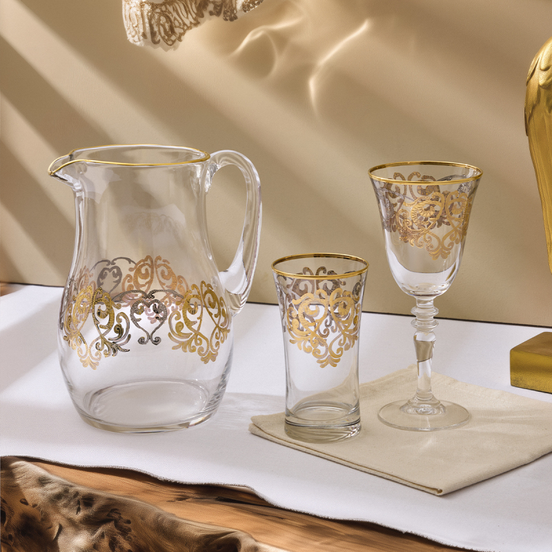 Aryıldız Veronica Gold-Platin 25 Parça 12 Kişilik Su Seti - 1