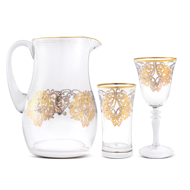 Aryıldız Veronica Gold-Platin 25 Parça 12 Kişilik Su Seti - 2