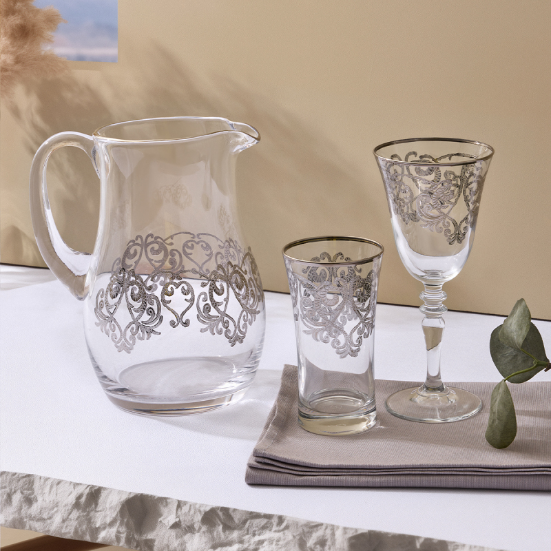 Aryıldız Veronica Platin 25 Parça 12 Kişilik Su Seti - 1