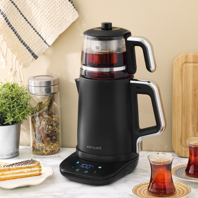 Aryıldız Vision Prime Çay Makinesi Mat Siyah - ARYILDIZ