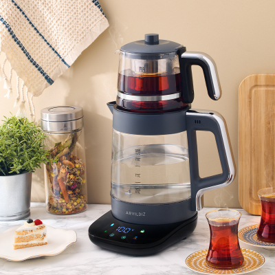 Aryıldız Vision Shine Çay Makinesi Antrasit - ARYILDIZ