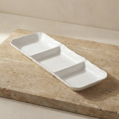 Aryıldız Voyage 3 Bölmeli Servis Tabağı 26 cm - ARYILDIZ