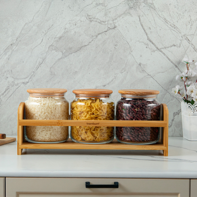 Bambum Bench Plus 4 Parça Standlı Baharat Takımı 1080 ml - 2