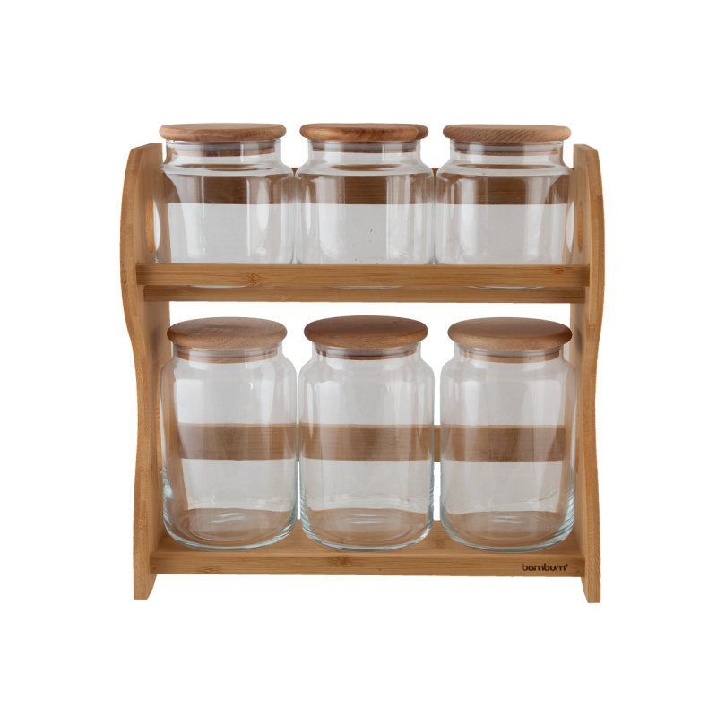 Bambum Bench Plus 7 Parça Standlı Baharat Takımı - 4