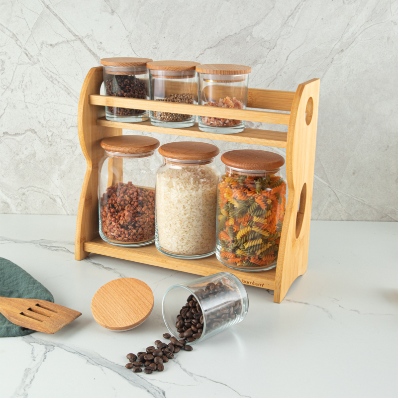 Bambum Bench Plus 8 Parça Standlı Baharat Takımı - 2