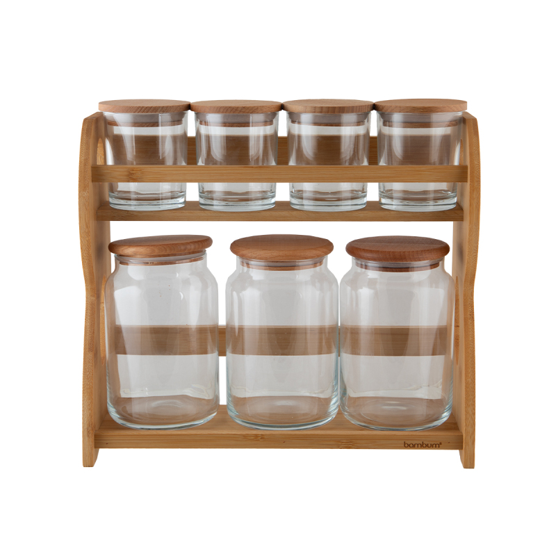 Bambum Bench Plus 8 Parça Standlı Baharat Takımı - 4