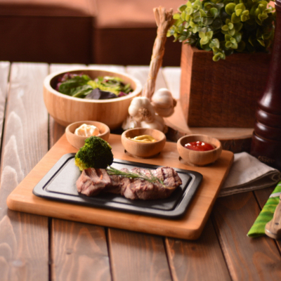 Bambum Durin Bambu Altlıklı Döküm Demir Sunum - 2