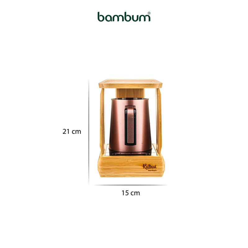 Bambum Kallavi Türk Kahve Makinesi Bronz - 4