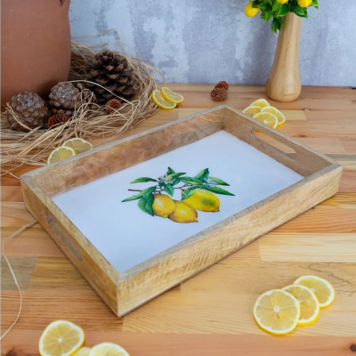 Bambum Kangura Limon Çay Tepsisi Küçük - BAMBUM