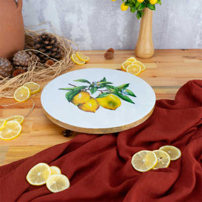 Bambum Kangura Limon Dönen Sunum Tabağı - BAMBUM