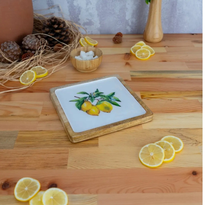 Bambum Kangura Limon Kare Tepsi Küçük - BAMBUM