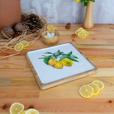 Bambum Kangura Limon Kare Tepsi Orta - BAMBUM