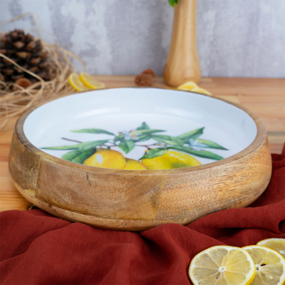 Bambum Kangura Limon Sığ Kase Büyük - 3