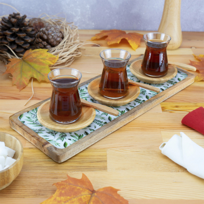 Bambum Kangura Yaprak Dikdörtgen Tepsi Orta - 2