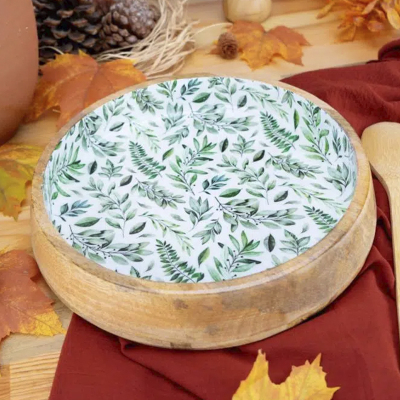 Bambum Kangura Yaprak Sığ Kase Büyük - BAMBUM