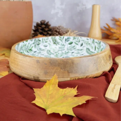 Bambum Kangura Yaprak Sığ Kase Büyük - 2