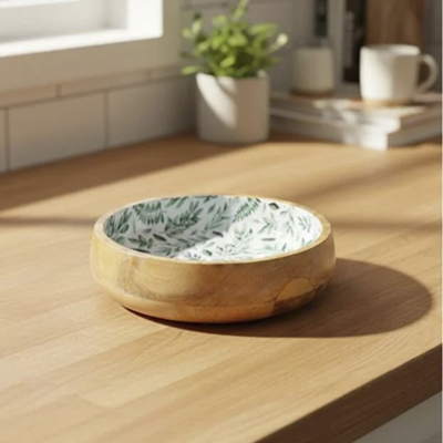 Bambum Kangura Yaprak Sığ Kase Küçük - BAMBUM