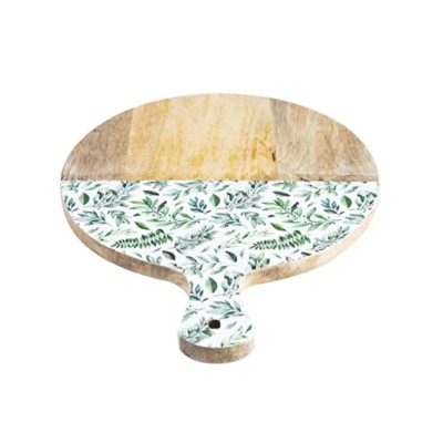 Bambum Kangura Yuvarlak Kesme ve Sunum Tahtası - 5